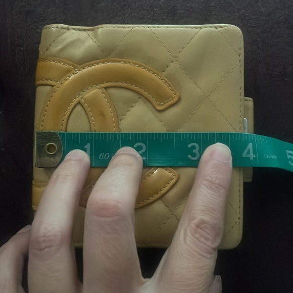 Chanel Cambon Yellow 💛CC Quilt Kisslock Wallet 💛 - Picture 14 of 15